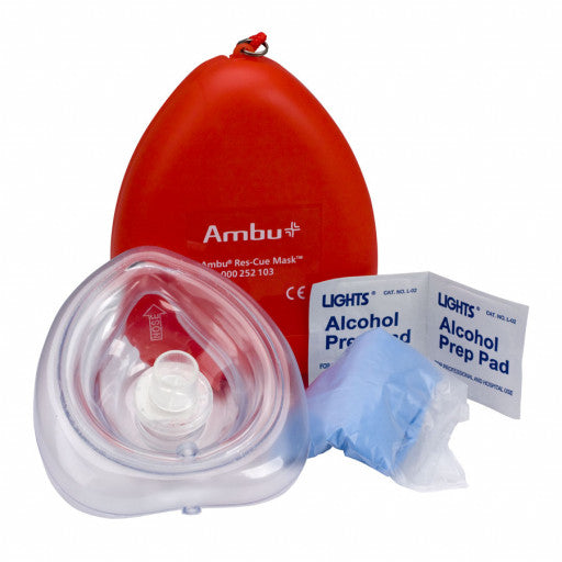 Ambu Res-Cue Key CPR Pocket Mask Kit, Plastic Case – ICCPRA